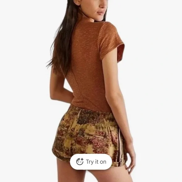 Free People Multicolor Cargo Shorts - Picture 2 of 4